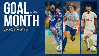 SEPTEMBER GOAL OF THE MONTH | ft. Ndombele, Kane, Lo Celso & Williams!