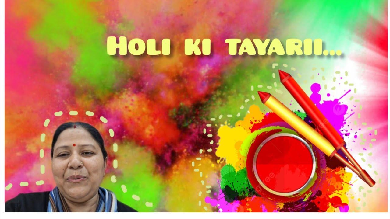 Holi ki tayarii vlog.. #myfamilyvlogs #happyholi #prepration #family #festivevibes 