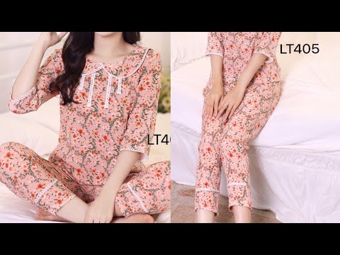 Video 671.Bộ sưu tập các mẫu mới nhất ĐỒ BỘ MẶC NHÀ lụa tơ... - youtube