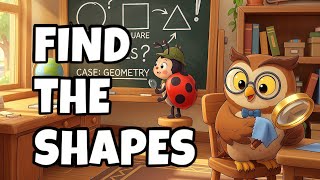 Famous Shape Detective: Can You Find the Hidden Shapes? 🔍 | Educational Songs for Kids Wealth
