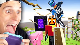 Der MINECRAFT PARKOUR 4.0 | Fahrrad Simulator