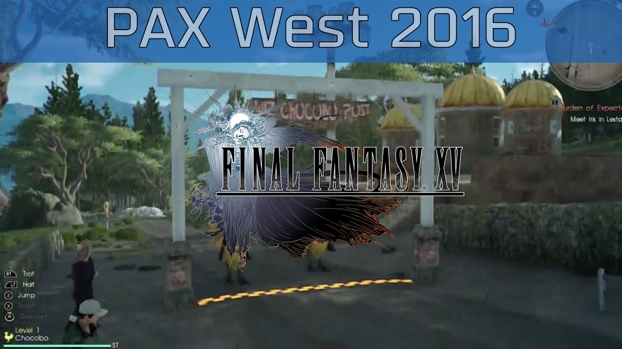 Final Fantasy XV - Chocobo Racing PAX West 2016 Gameplay [HD] - YouTube