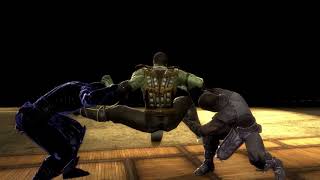 Noob Saibot Make A Wish Fatality On Reptile - Mk Komplete Edition Kemoryona
