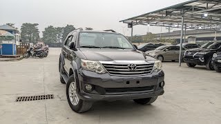 Fortuner 2012 form mới máy dầu giá hợp lý cho chiếc xe SUV 7 chỗ bền bỉ