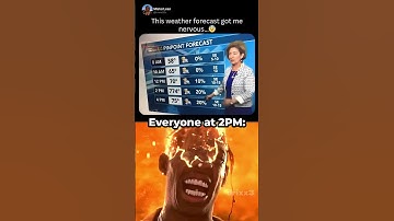 This Weather Forecast Got Scary 😨