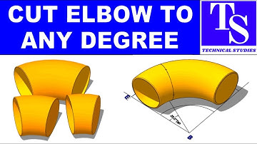 Cut an Elbow to any degree. pipe fit up tutorial piping tips and tricks.