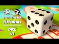 HOW TO Make a DICE in Blender in UNDER 11 MINUTES!