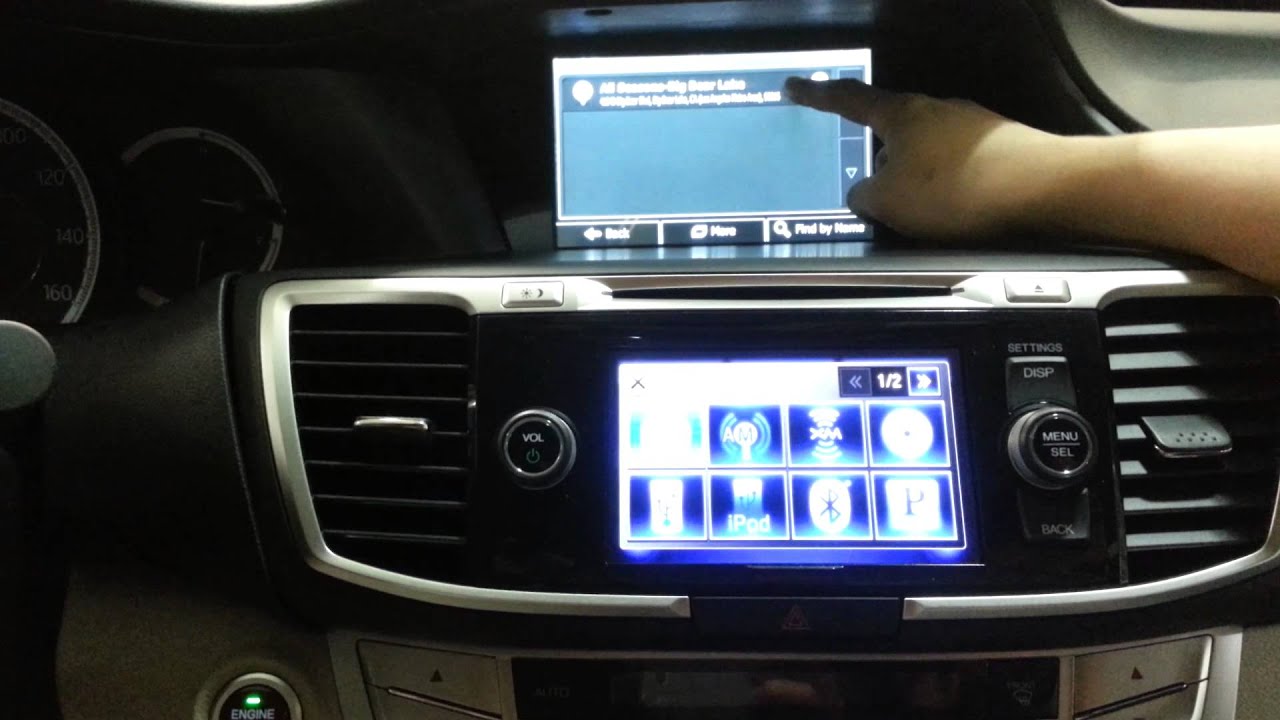 20132015 Honda Accord Crosstour OEM integrated Navigation YouTube
