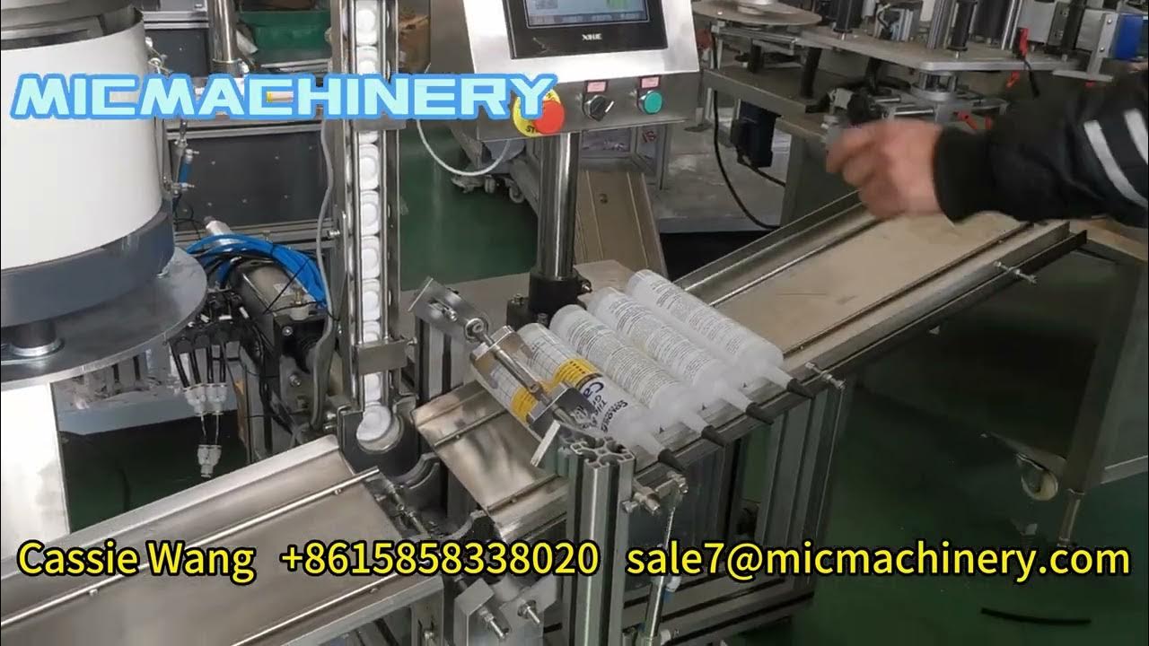 How to Fill and Cap Silicone Sealant Cartridge Filling Capping Machine