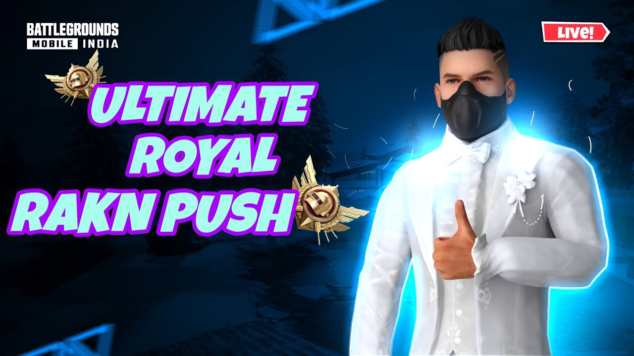 ULTIMATE ROYAL RANK PUSH FULL SERIOUS 😈 #bgmilivestream #newkillerlive ...