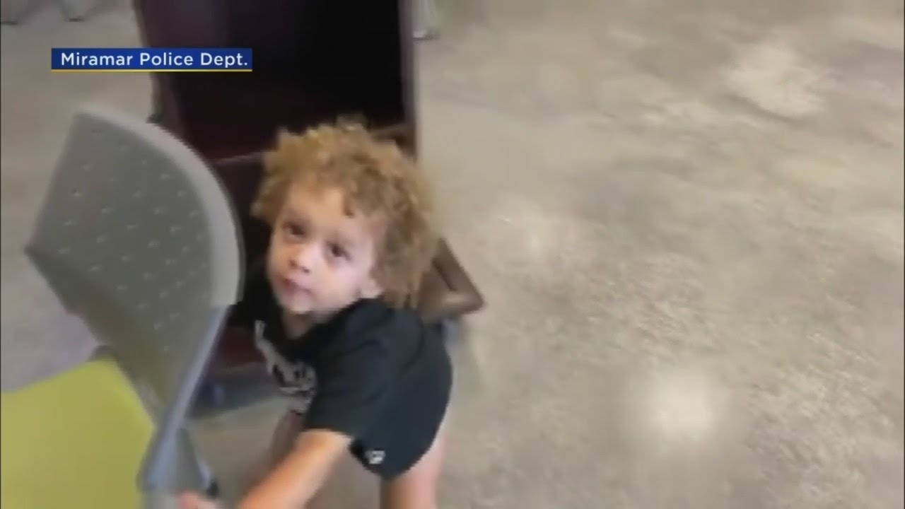 Toddler Found Wandering Outside Miramar Apartment Building - YouTube