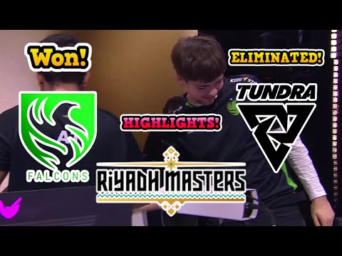 TEAM FALCONS vs TUNDRA / HIGHLIGHTS / PLAYOFFS ELIMINATION / EWC x RIYADH MASTERS 2024 / DOTA 2