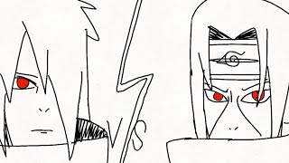 Adult Sasuke Vs Itachi Animation.