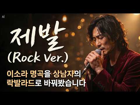 이소라 - 제발 | 거친 허스키 보컬로 부른다면 이런 느낌? (Rock Ballad AI Cover)