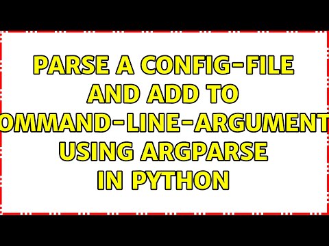 Parse a config-file