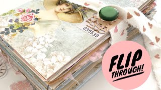 A Lady’s Diary junk journal flip through | #mmjjc2022