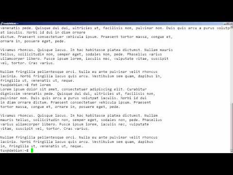LPIC-1 103.2 Using