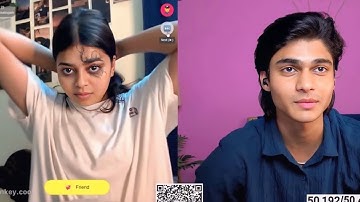 Naughty Talk With Cute Girl 🤭 On Monkey Chat 🙈 | Monkey Chat 🙈 #ometv #omegle #monkey #live #love 