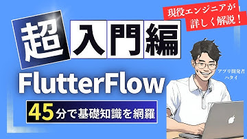 【FlutterFlowを始める方へ】FlutterFlowをはじめからていねいに解説！初心者の方に必要な技術を丁寧に解説しました！【超入門編】