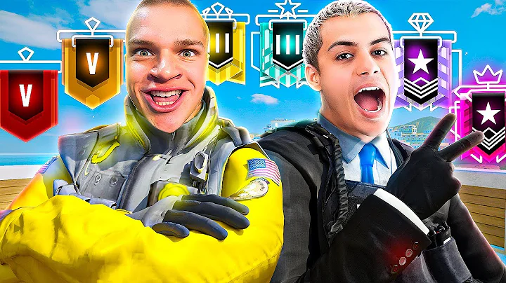 Jynxzi & Ronaldo 2v2 Vs EVERY Rank (Rainbow Six Siege)