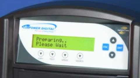 Vinpower Digital LightScribe CD DVD Blu-ray Duplicator - How to Video