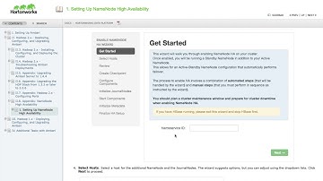 Enable High Availability of NameNode Written Docs Explained  -  1.1