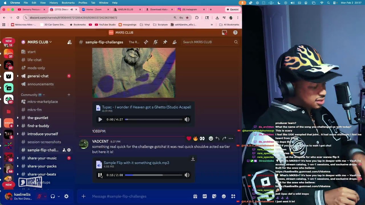 Sample Flip Gauntlet Challenge | @mkrsfm w/ @kaelinellis