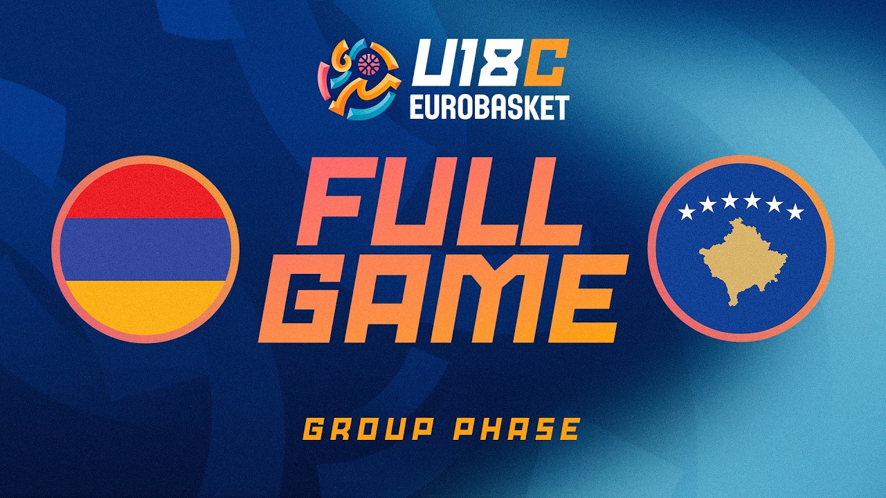 Group Phase | Armenia v Kosovo | Full Basketball Game | FIBA U18 Women's EuroBasket 2026 Division C