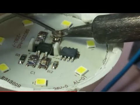 LED Ampul Arıza Tamir Yanıp Sönüyor Tamiri Basit ÇöpeAtma