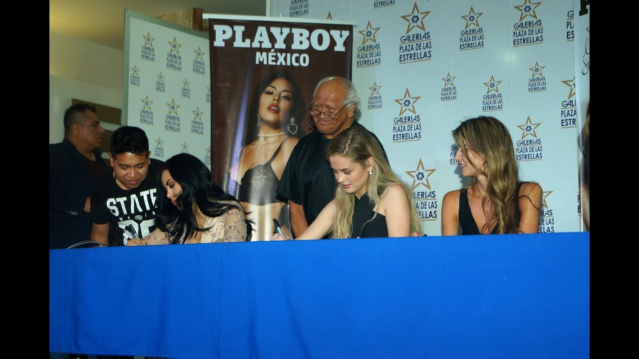 Firma Playboy de Hayle Maxfield, Hannah Spence & Verónica Flores.