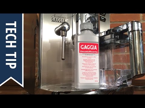 How To Descale a Gaggia Accademia Espresso Machine 