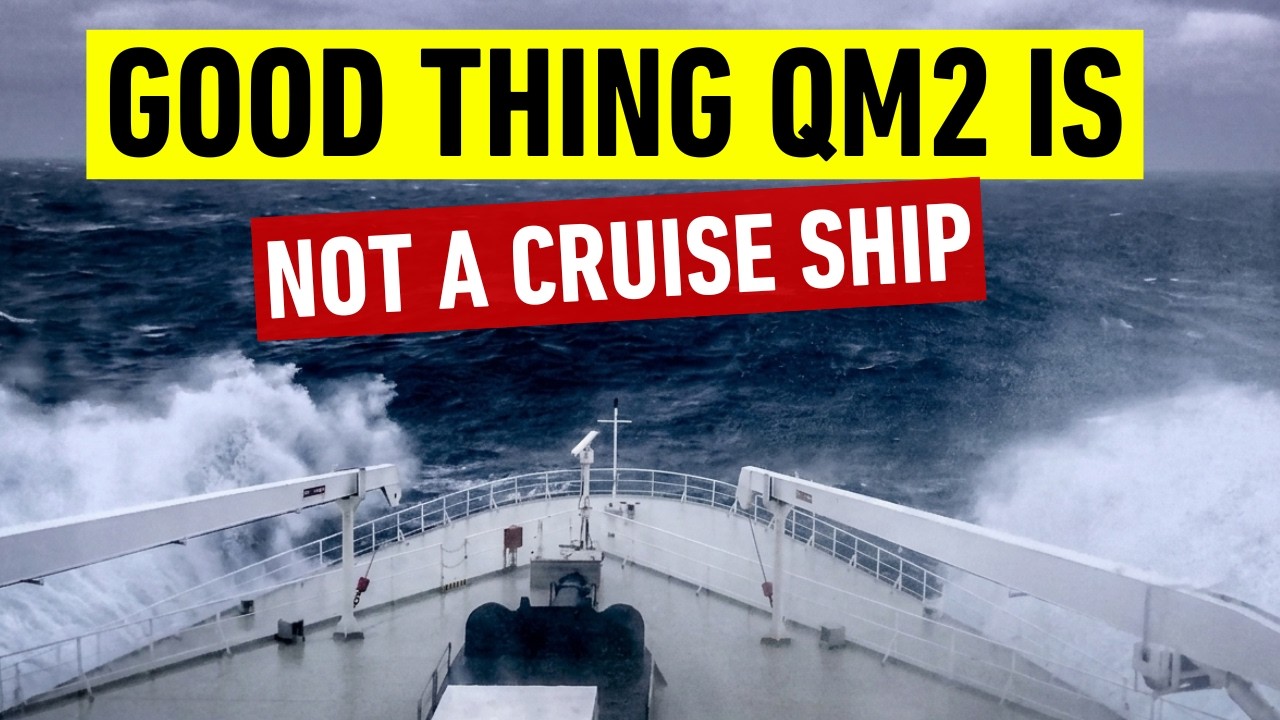 See QM2 Push Through Force 12 (That Cruise Ships Flee)