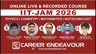 IIT JAM 2026 Online Classes. #iitjam2026 #careerendeavour #iitjamonlineclasses #iitjam