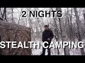2 Nights Extreme Cold Stealth Camping In City