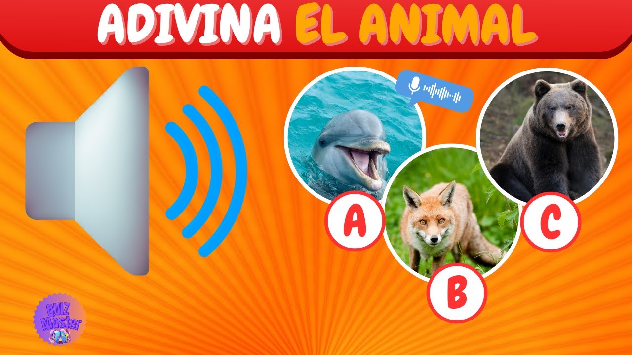 Adivina el Animal por su Sonido 🎶🦓🦁: Desafío de Sonidos de Animales ...