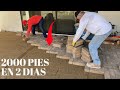 INSTALACIÓN DE ADOQUINES EN PATIOS Y BANQUETAS