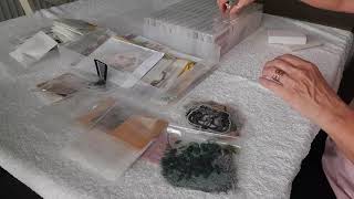 ASMR/No Talking. Sorting stationery