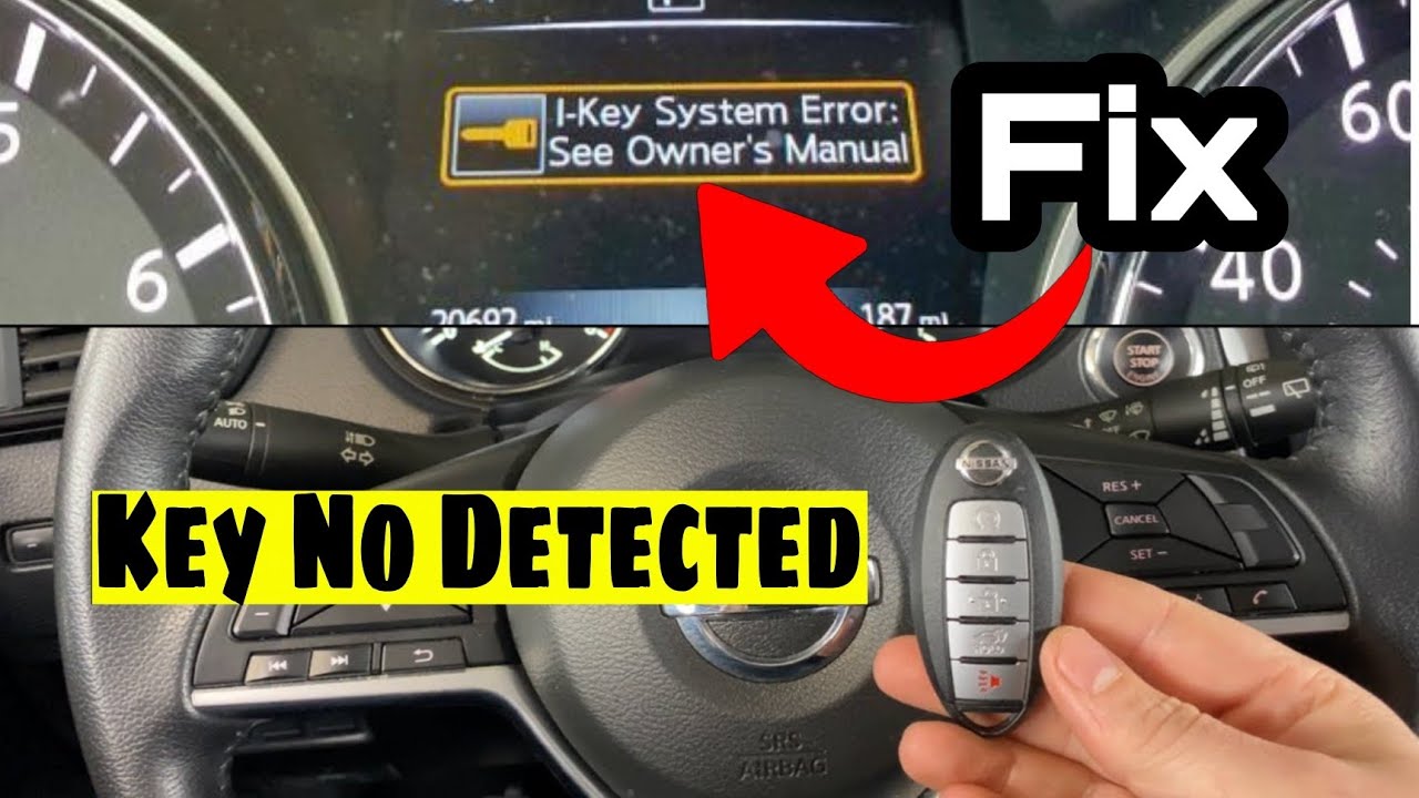 Nissan altima 2017 No Key detected || incorrect key id || Easy and fast