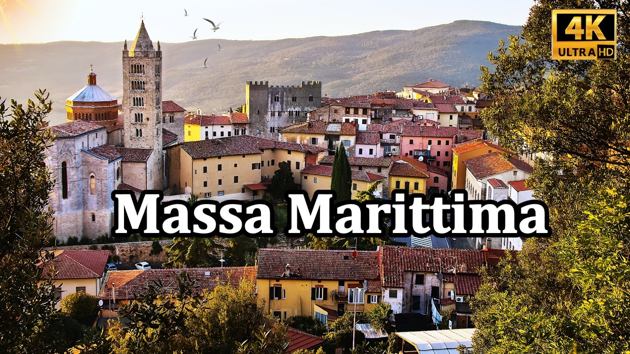 Massa Marittima，A Medieval gem tucked away in Italy,Walking Tour 4K