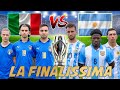 Italia vs argentina football challenge wstardust house