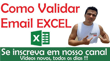 Como Validar Email no Excel