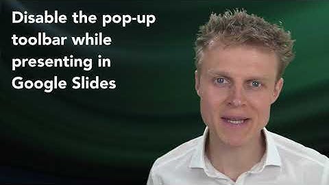 Disable the pop-up toolbar within Google Slides