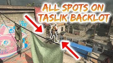 All 10* Talsik Backlot Working Spots Ledges, and on Buildings *SEASON 3* Call of Duty Modern Warfare