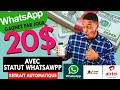 Gagner 50 par jour sur whatsapp avec son tlphone  gagner de largent sur internet