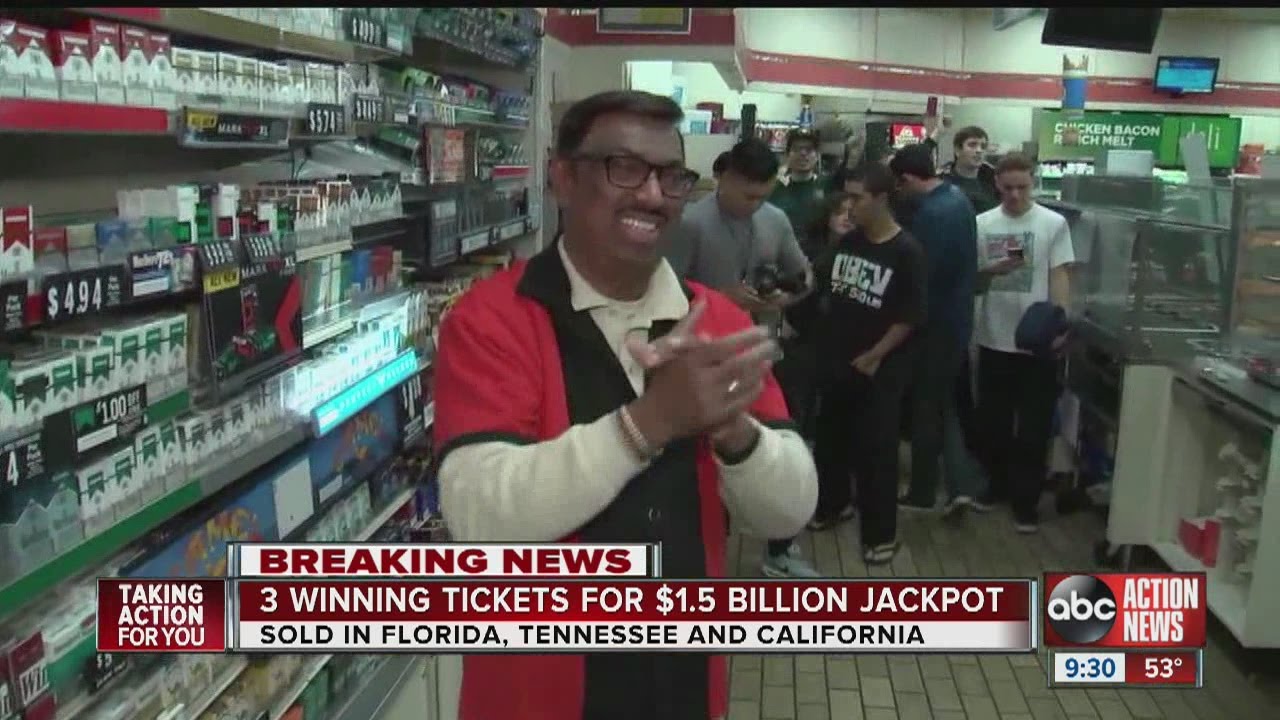 WINNING POWERBALL NUMBERS 1.6 billion Powerball jackpot goes to 3