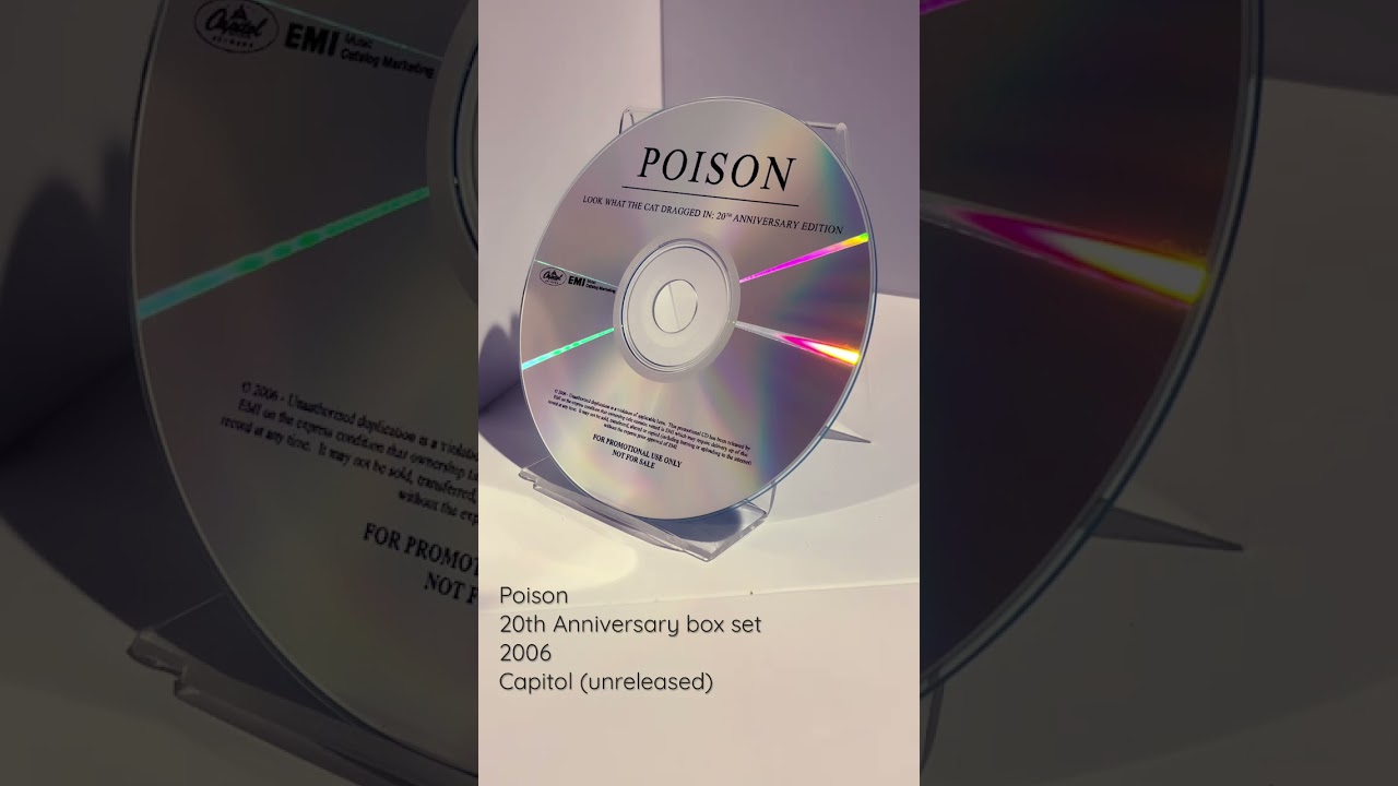 Sleduj Poison | 20th Anniversary box set (2006, Capitol - unreleased) na YouTube Sleduj Poison | 20th Anniversary box set (2006, Capitol - unreleased) na YouTube