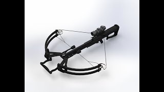 Complete Crossbow Design in Solidworks.|| Part 2 of 4 ||