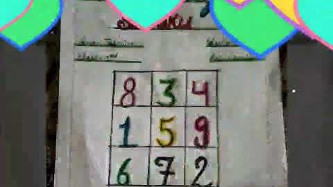 Maths activity sudoku class 3