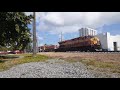 Brightline Florida East Coast FEC Railway Trains  North Miami Beach 2/16/23