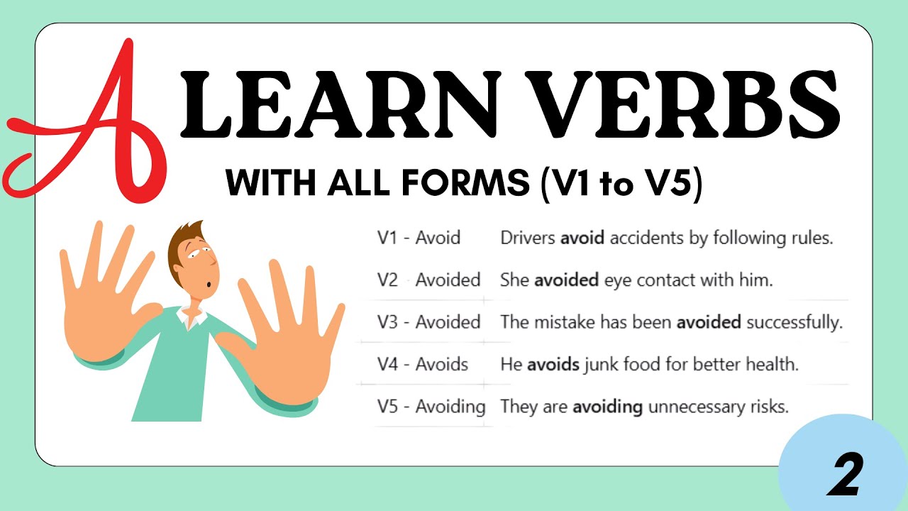 1000+ Verbs With Forms V1 V2 V3 V4 V5 and Examples | Part 2 - YouTube